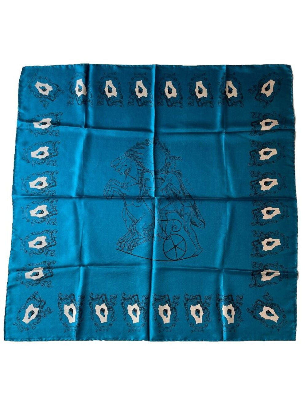 Vintage Signed Emilio Pucci "Candida Praecordia" Silk Scarf